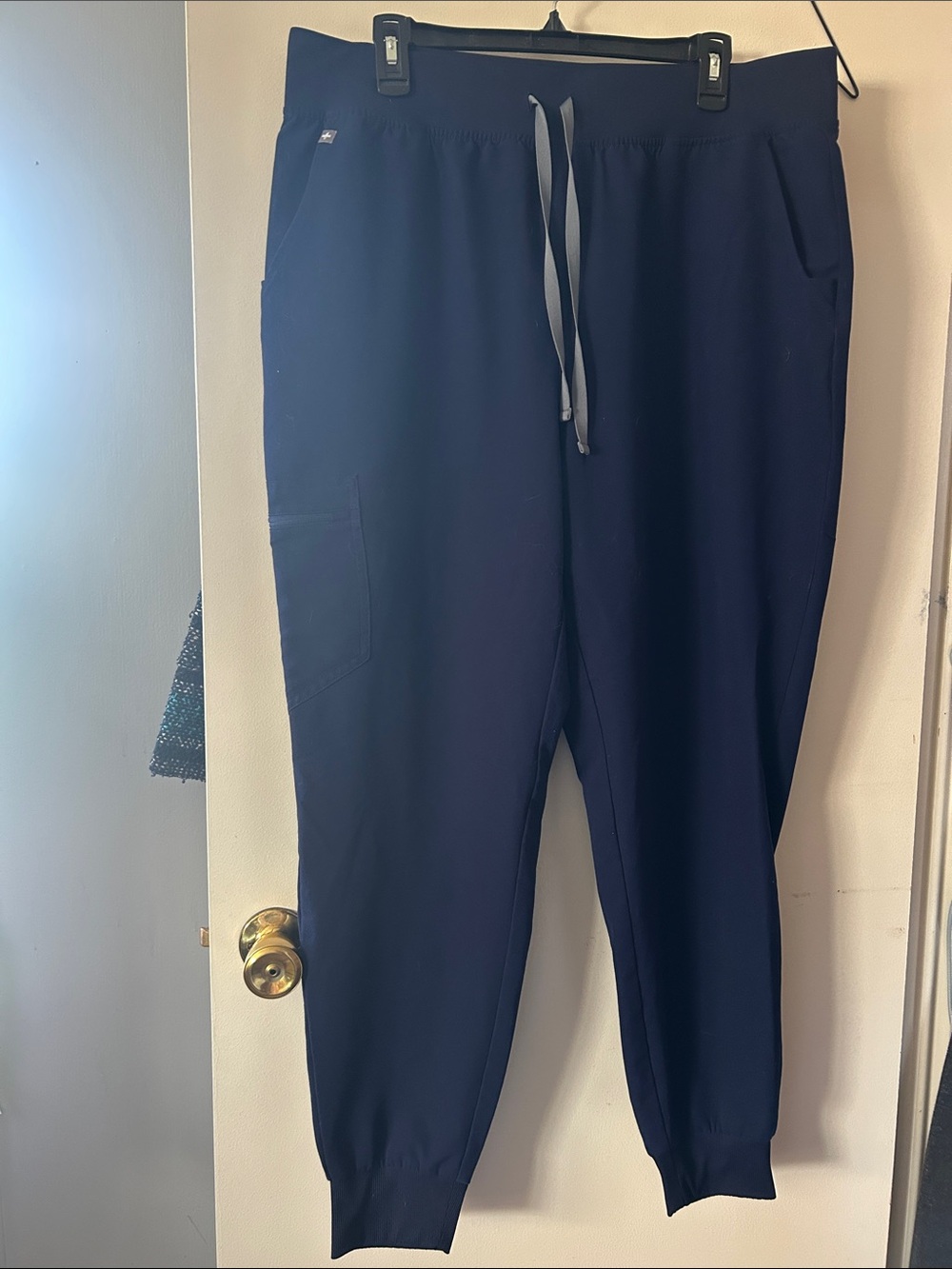 Figs Navy Drawstring scrubJogger Pants